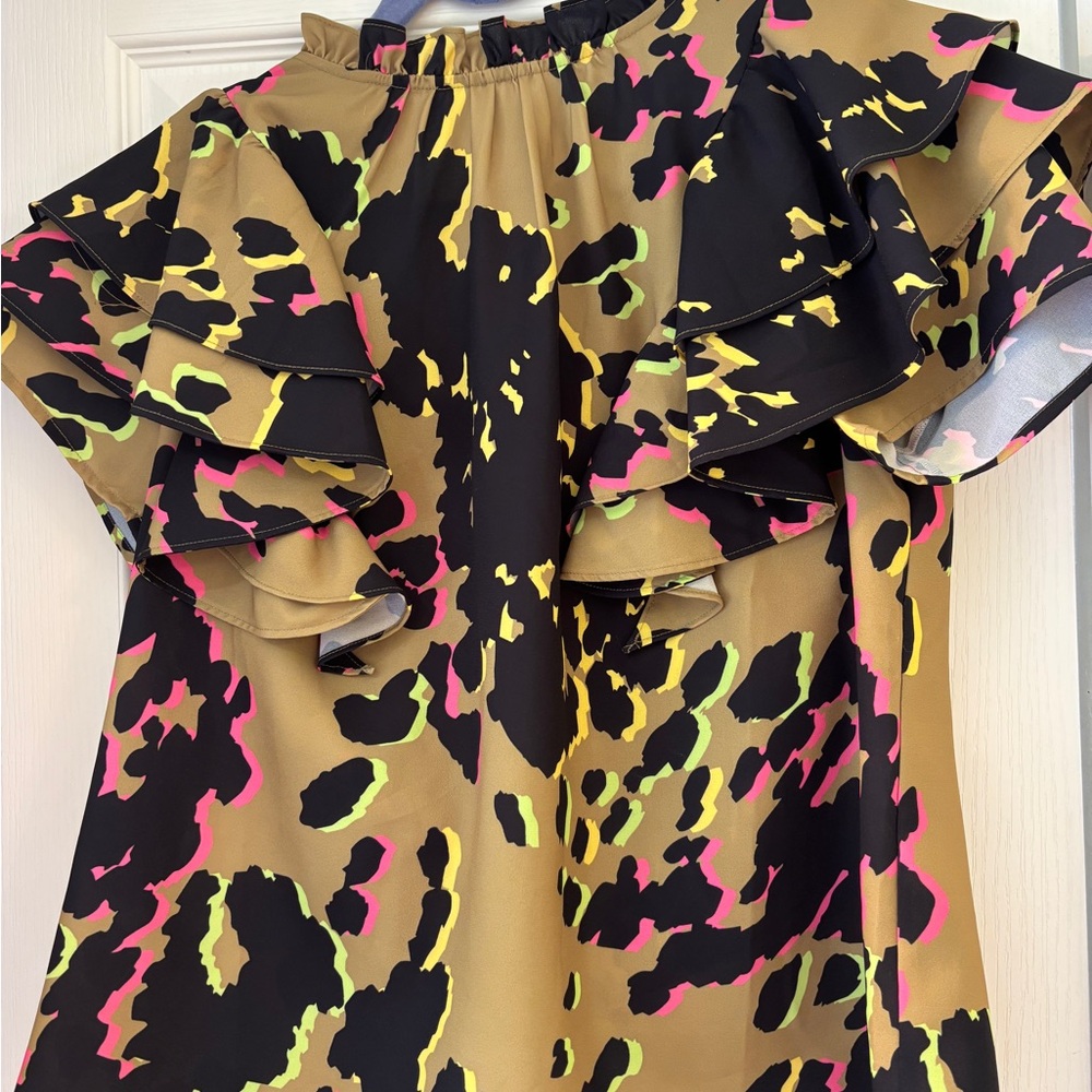 Crosby Multicolor Patterned Blouse - Picture 2 of 4